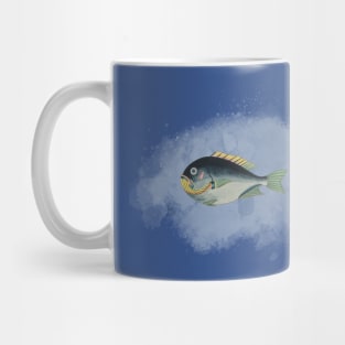 Big Fat Blue Fish Mug